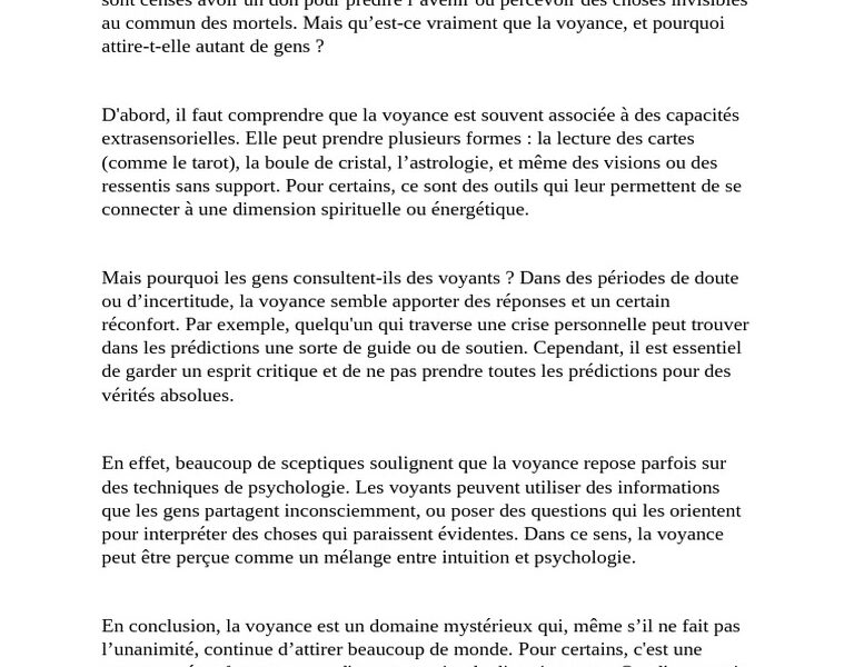 voyance